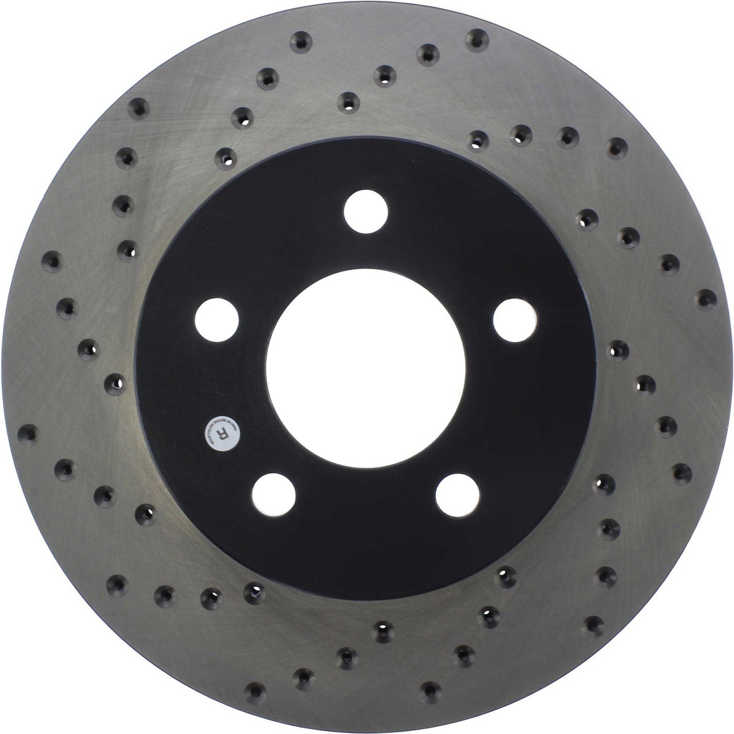 StopTech Sport Cross Drilled Brake Rotor; Front Right