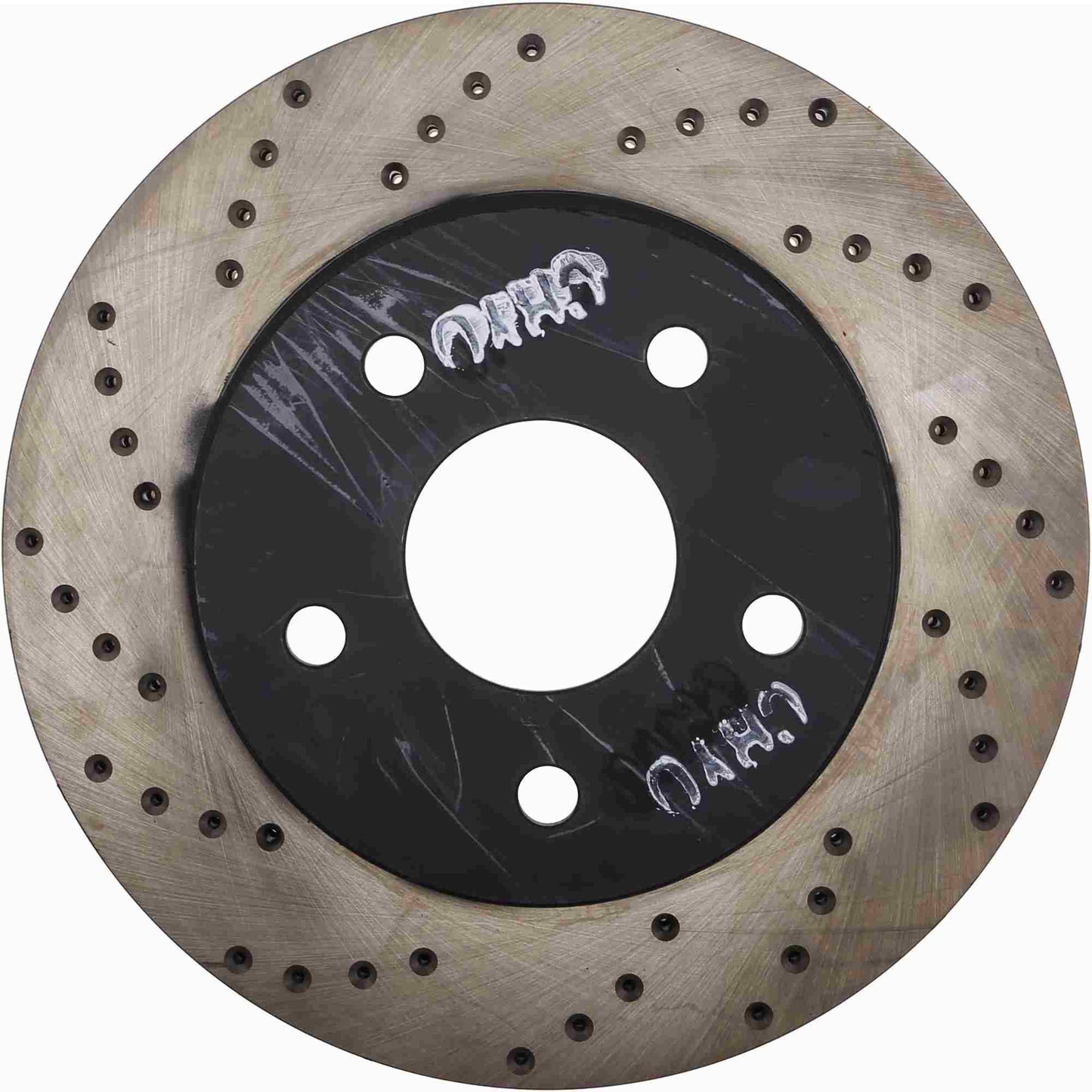 StopTech Sport Cryo Cross Drilled Brake Rotor; Front Right