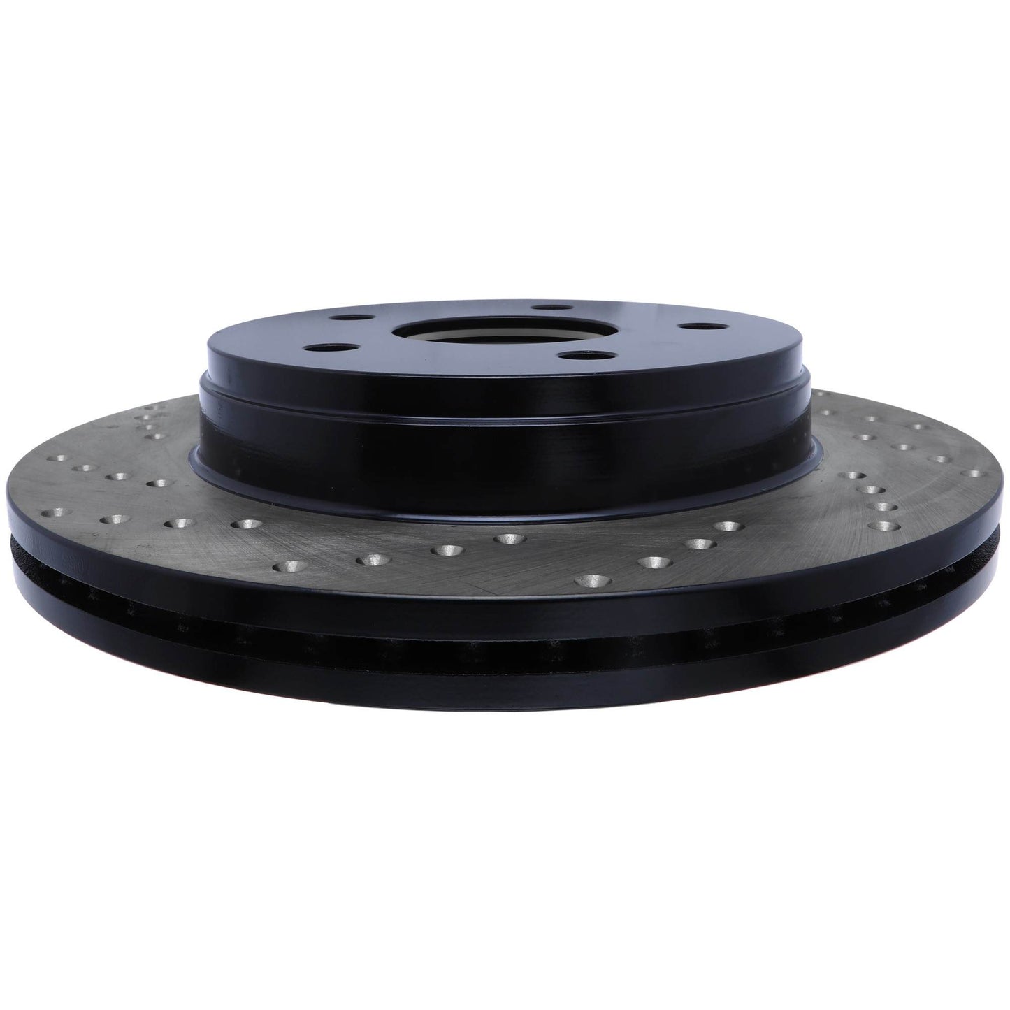 StopTech Sport Cross Drilled Brake Rotor; Front Right