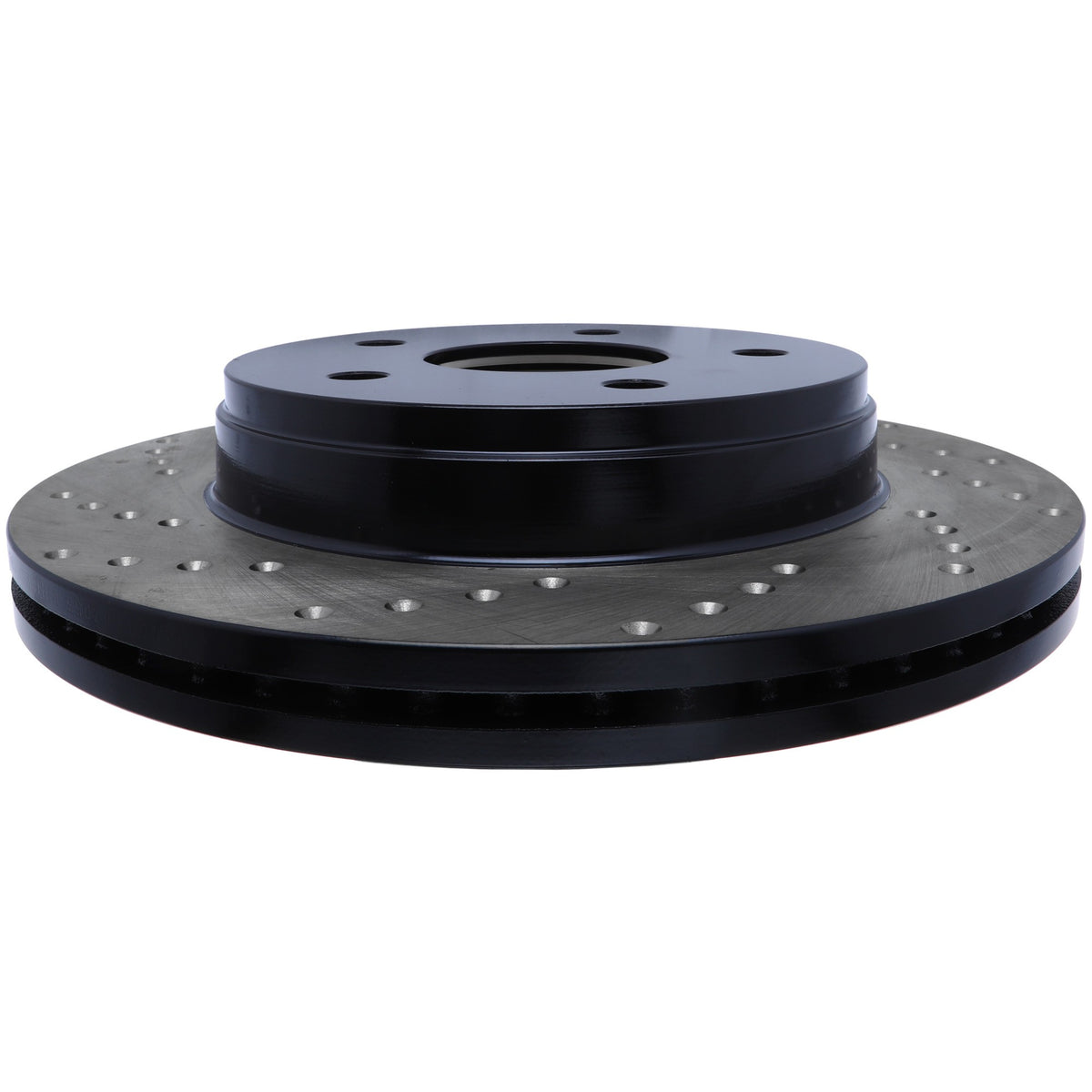 StopTech Sport Cross Drilled Brake Rotor; Front Right