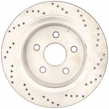 StopTech Sport Cryo Cross Drilled Brake Rotor; Rear Right