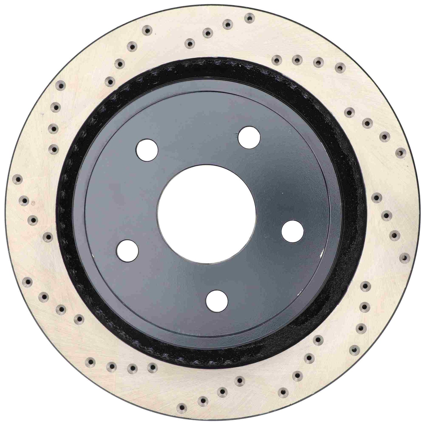 StopTech Sport Cryo Cross Drilled Brake Rotor; Rear Right