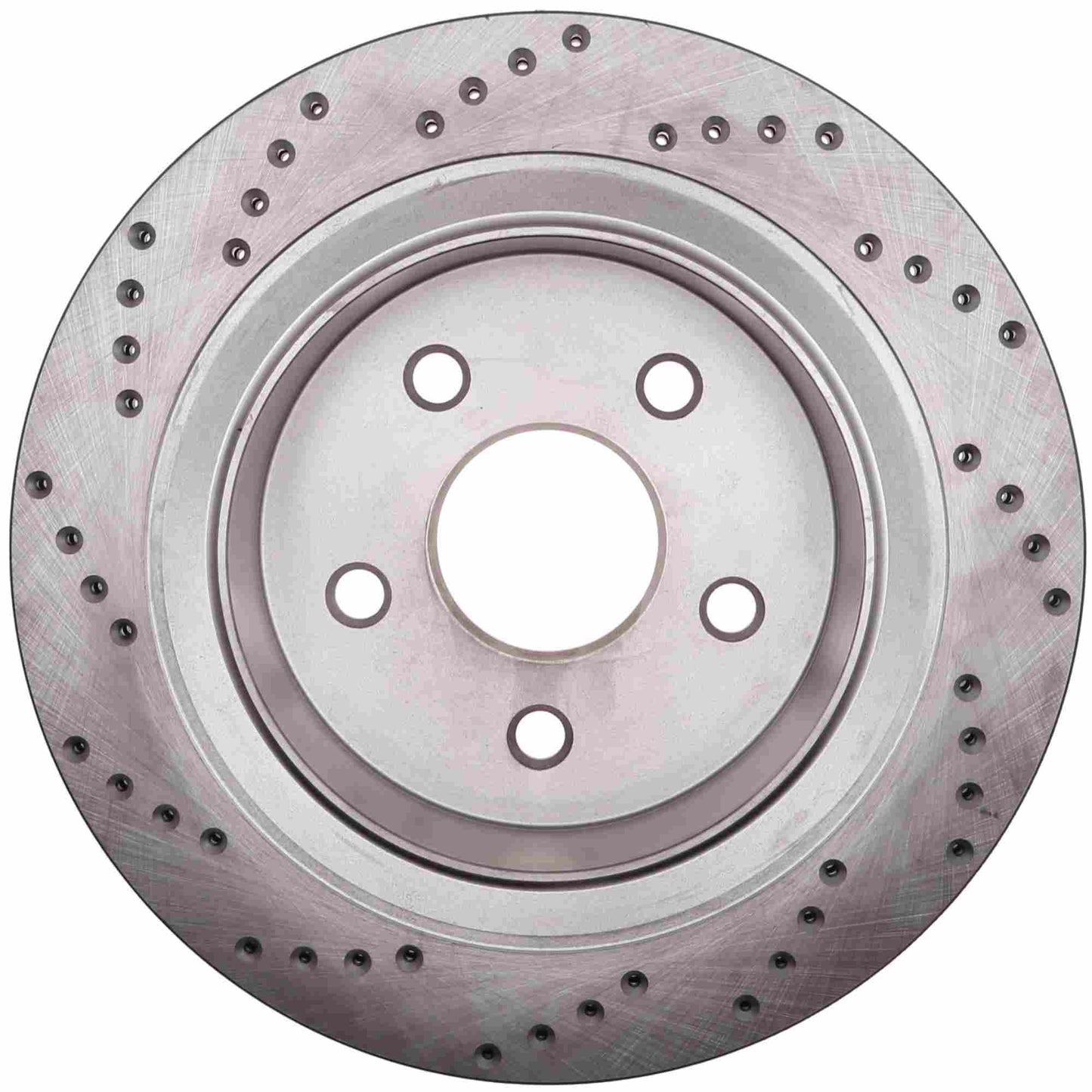 StopTech Sport Cross Drilled Brake Rotor; Rear Left