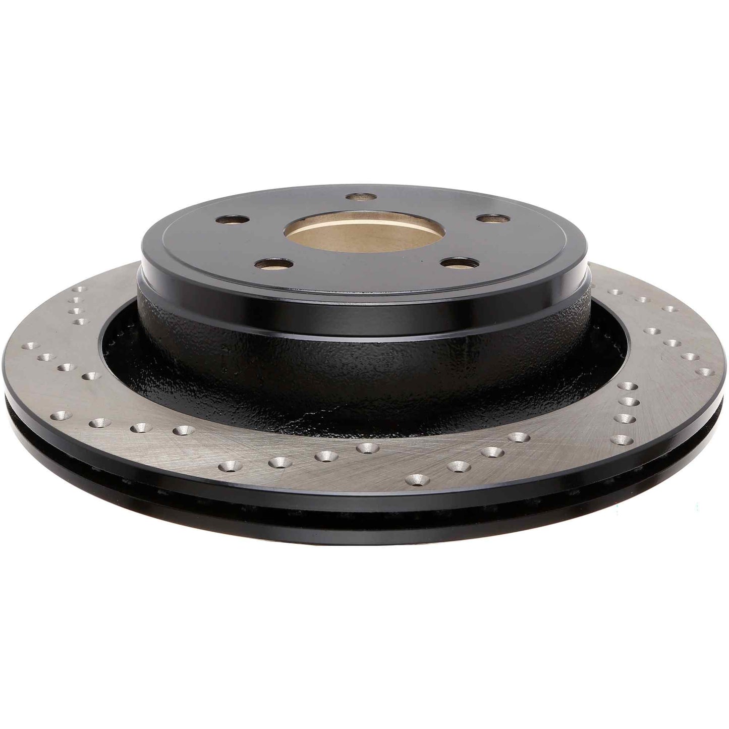 StopTech Sport Cross Drilled Brake Rotor; Rear Right