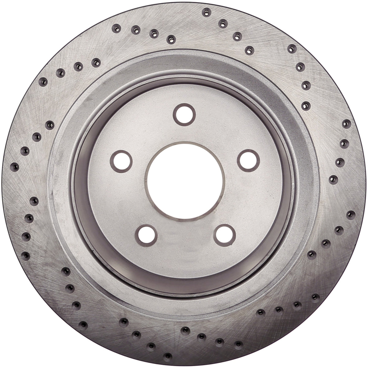 StopTech Sport Cross Drilled Brake Rotor; Rear Right