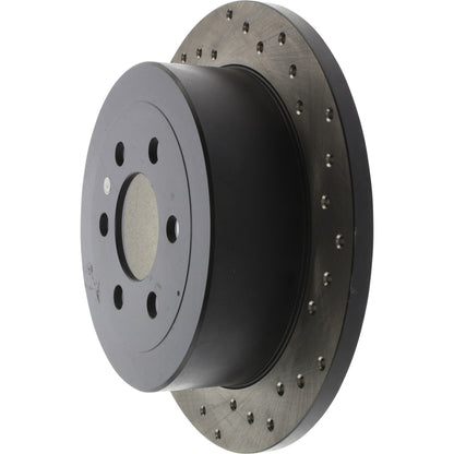 StopTech  Sport Cryo Cross Drilled Brake Rotor; Rear Left