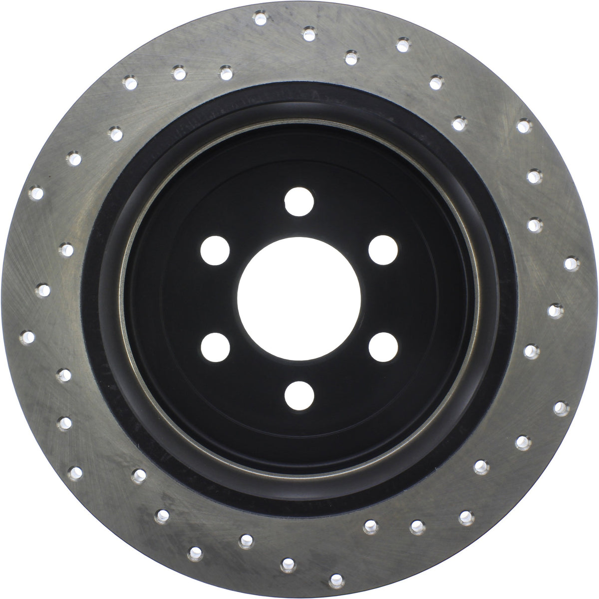 StopTech Sport Cryo Cross Drilled Brake Rotor; Rear Right