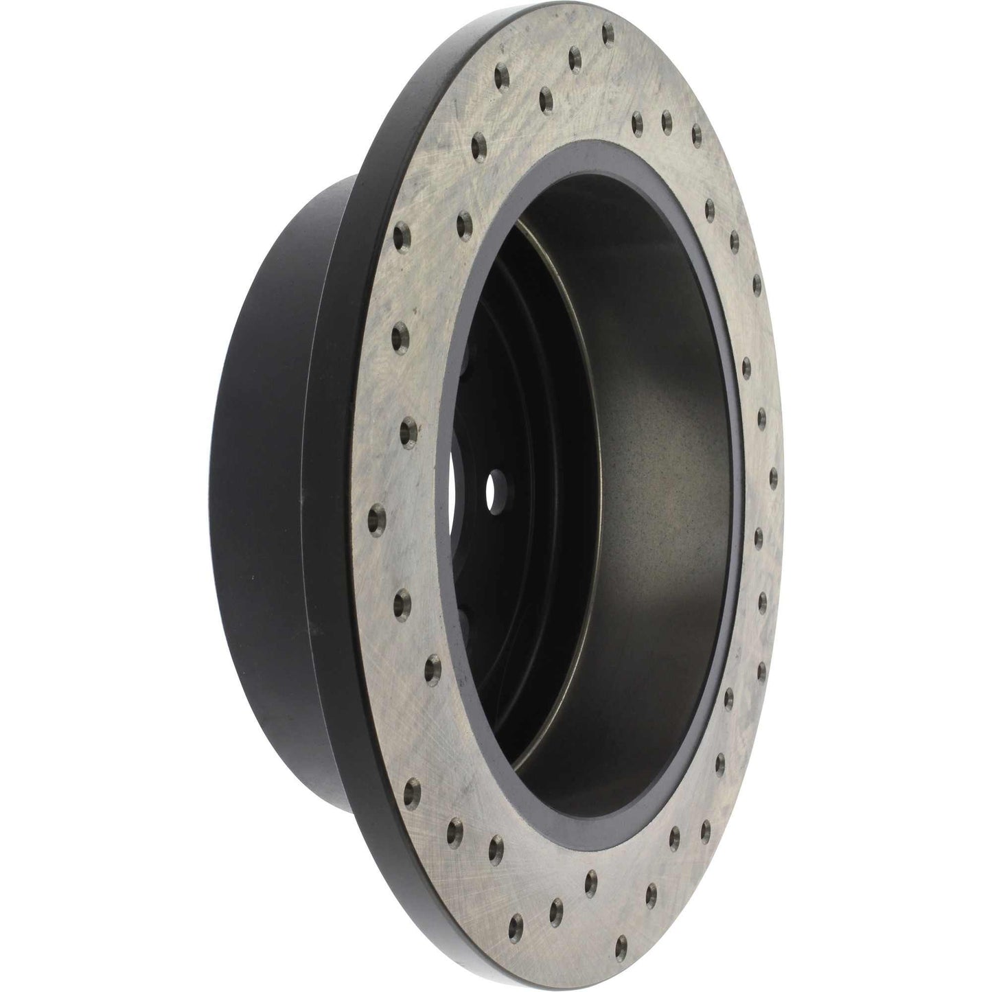 StopTech Sport Cross Drilled Brake Rotor; Rear Left