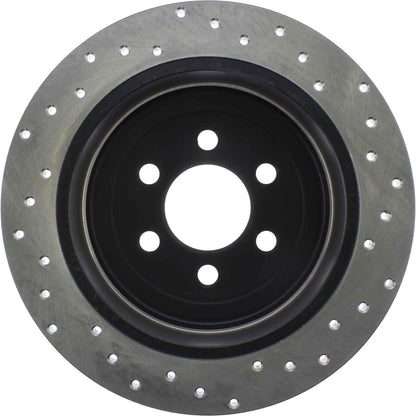 StopTech  Sport Cross Drilled Brake Rotor; Rear Right