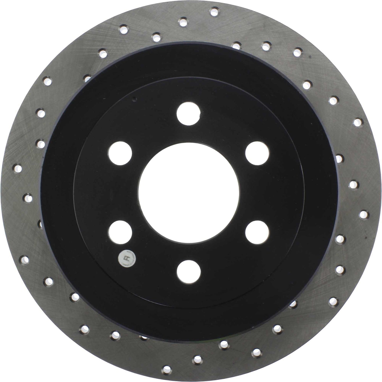 StopTech  Sport Cross Drilled Brake Rotor; Rear Right