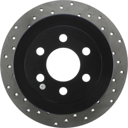 StopTech  Sport Cross Drilled Brake Rotor; Rear Right