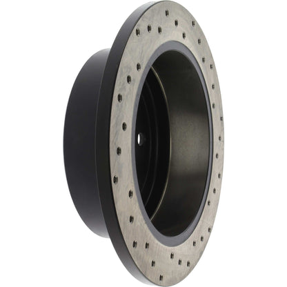 StopTech  Sport Cross Drilled Brake Rotor; Rear Right
