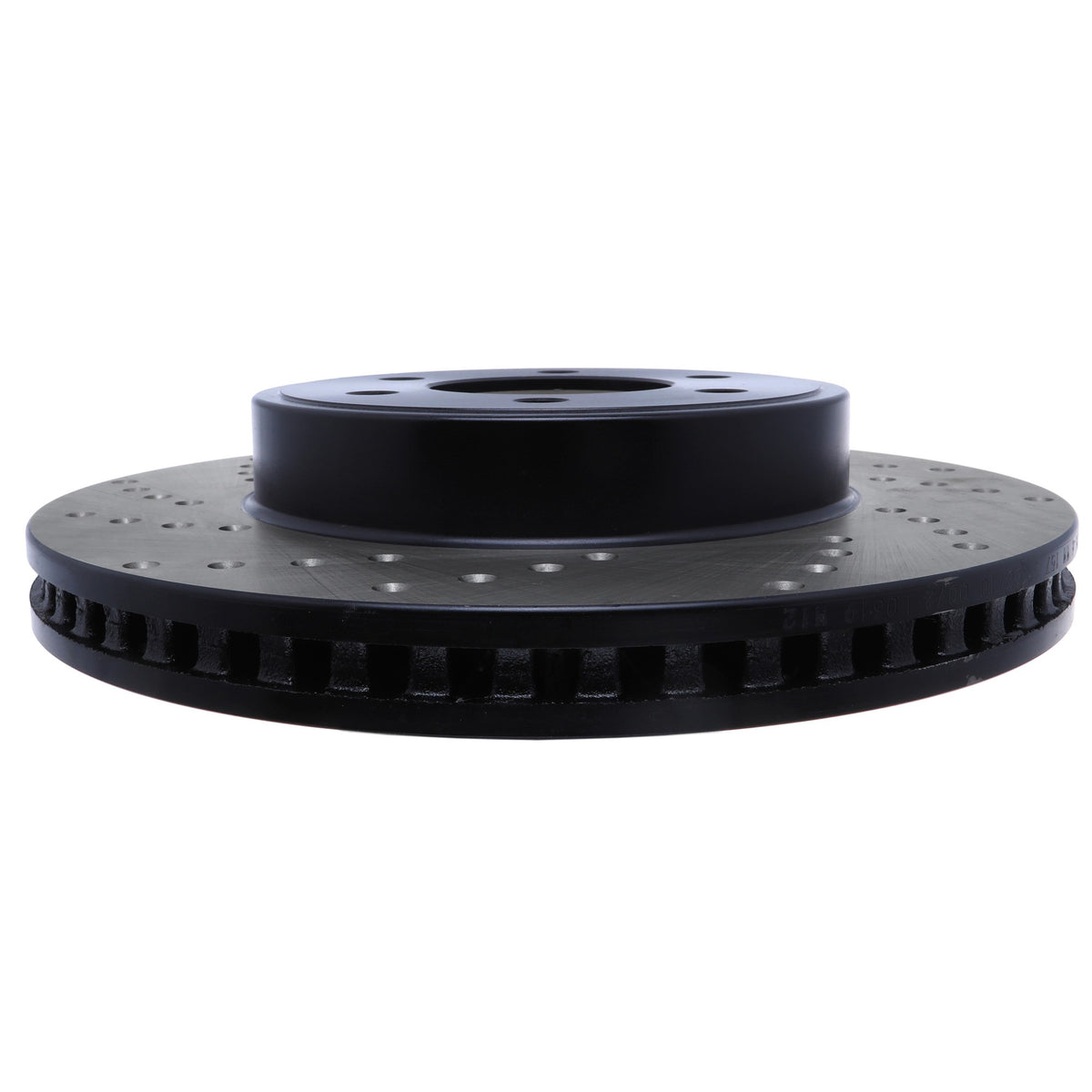 StopTech Sport Cross Drilled Brake Rotor; Front Right