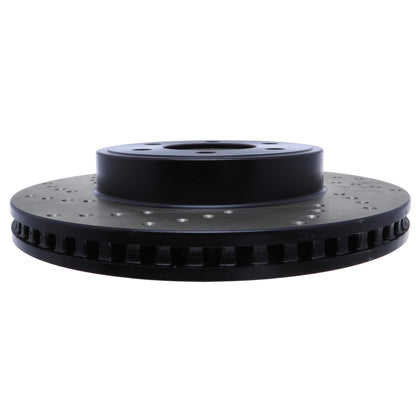 StopTech Sport Cross Drilled Brake Rotor; Front Right