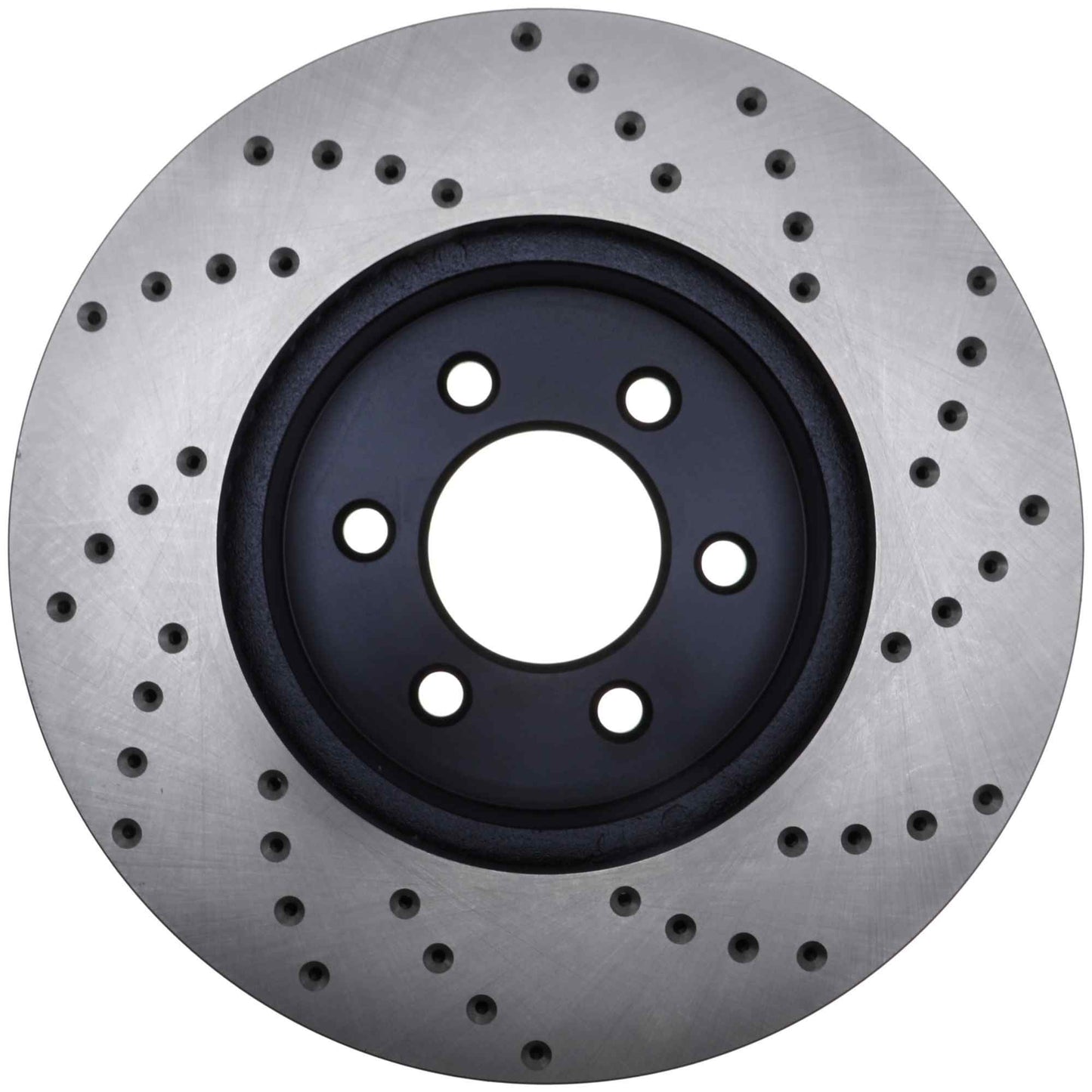 StopTech Sport Cross Drilled Brake Rotor; Front Right