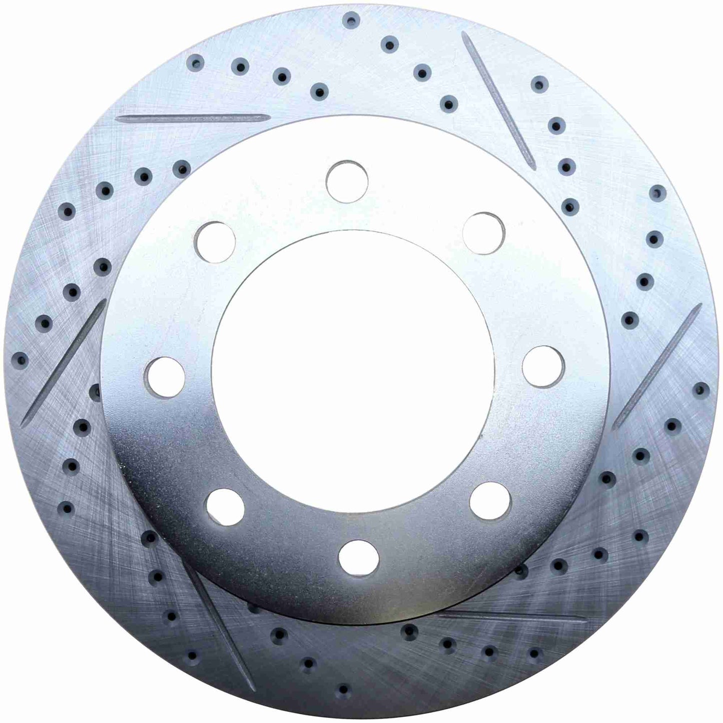 StopTech Sport Cross Drilled Brake Rotor; Front Left