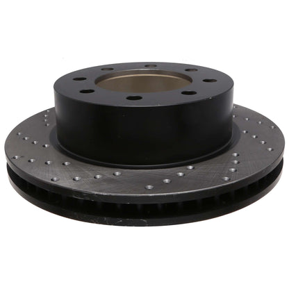 StopTech Sport Cross Drilled Brake Rotor; Front Right