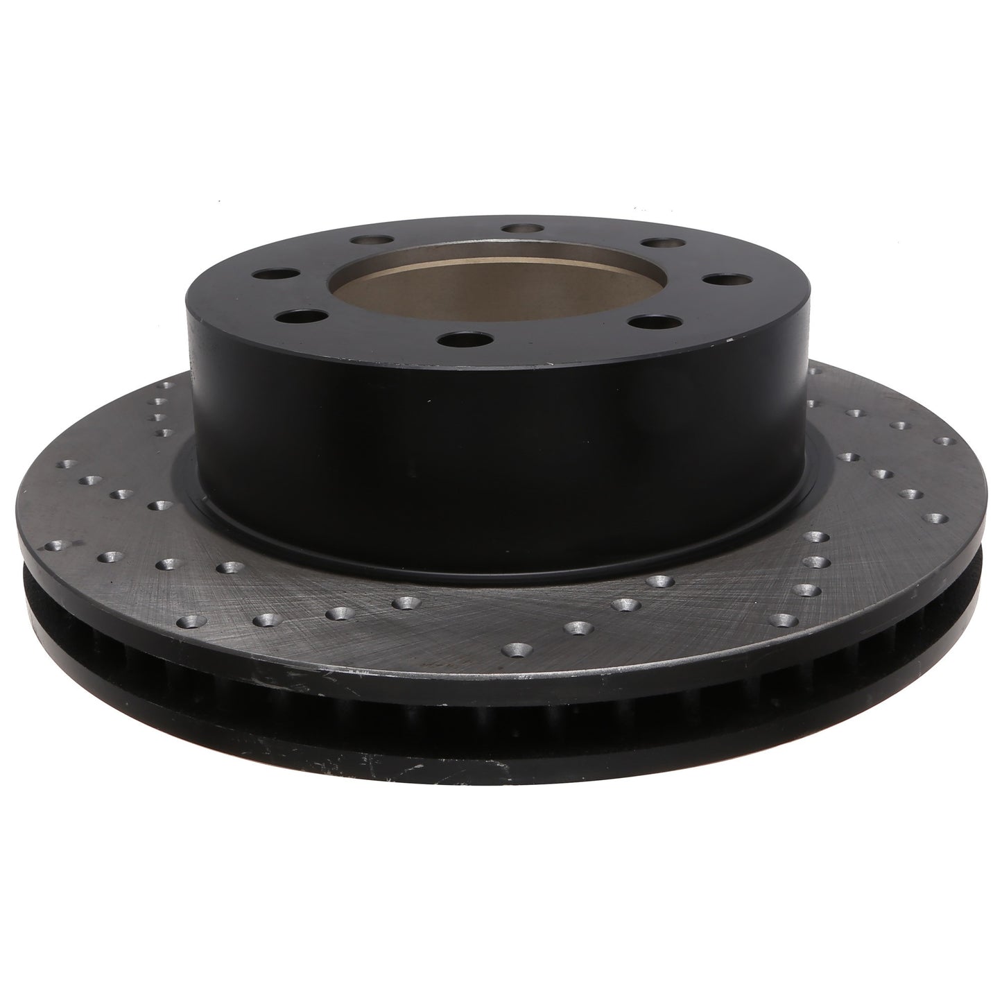 StopTech Sport Cross Drilled Brake Rotor; Front Right