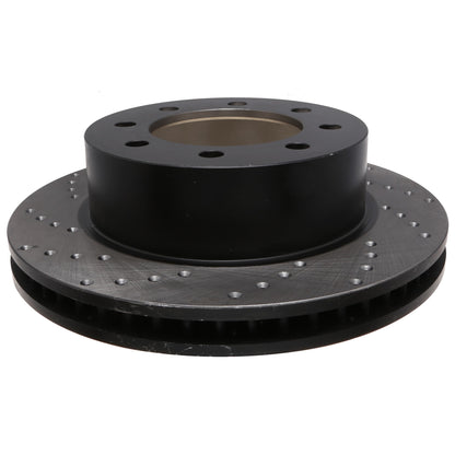StopTech Sport Cross Drilled Brake Rotor; Front Right