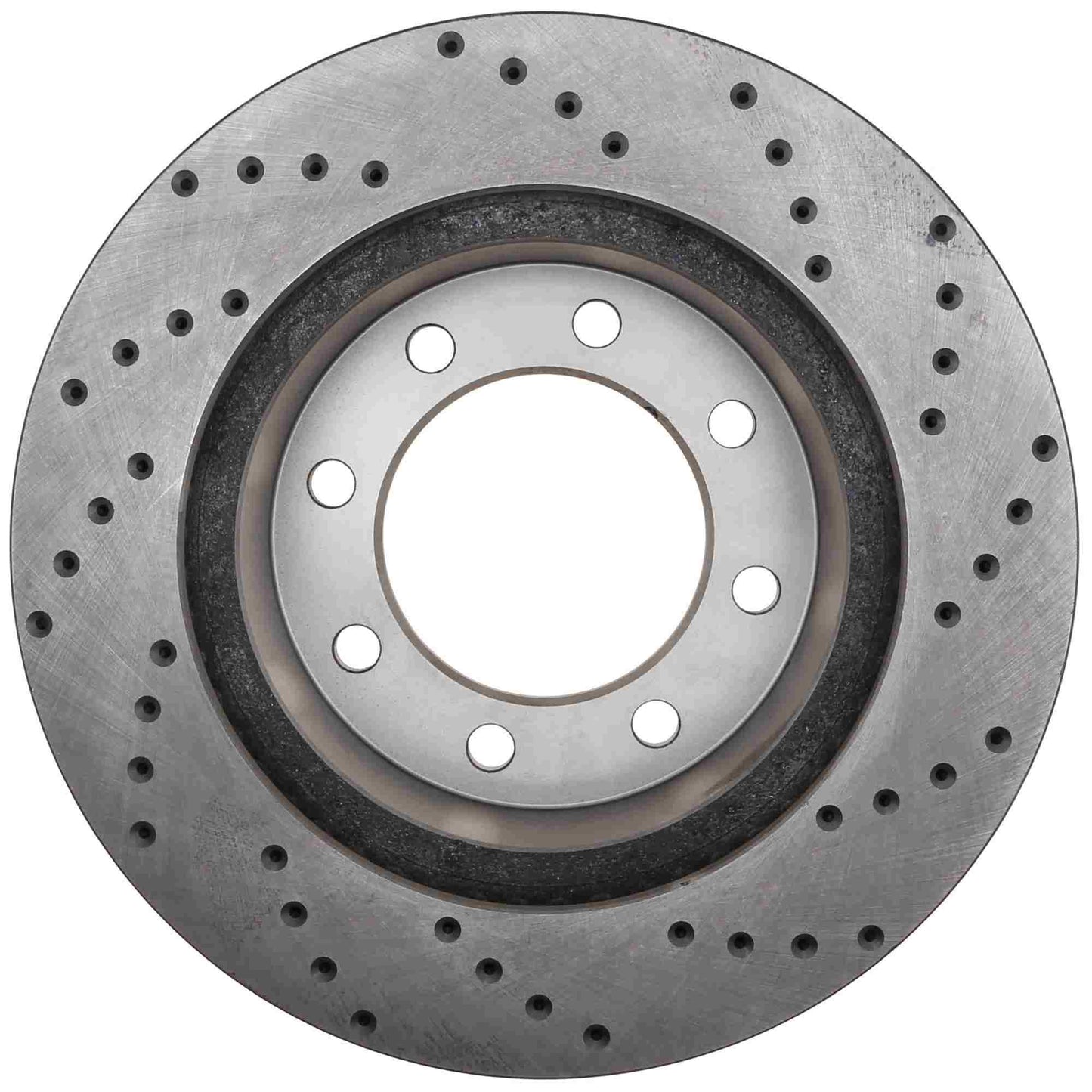 StopTech Sport Cross Drilled Brake Rotor; Front Right