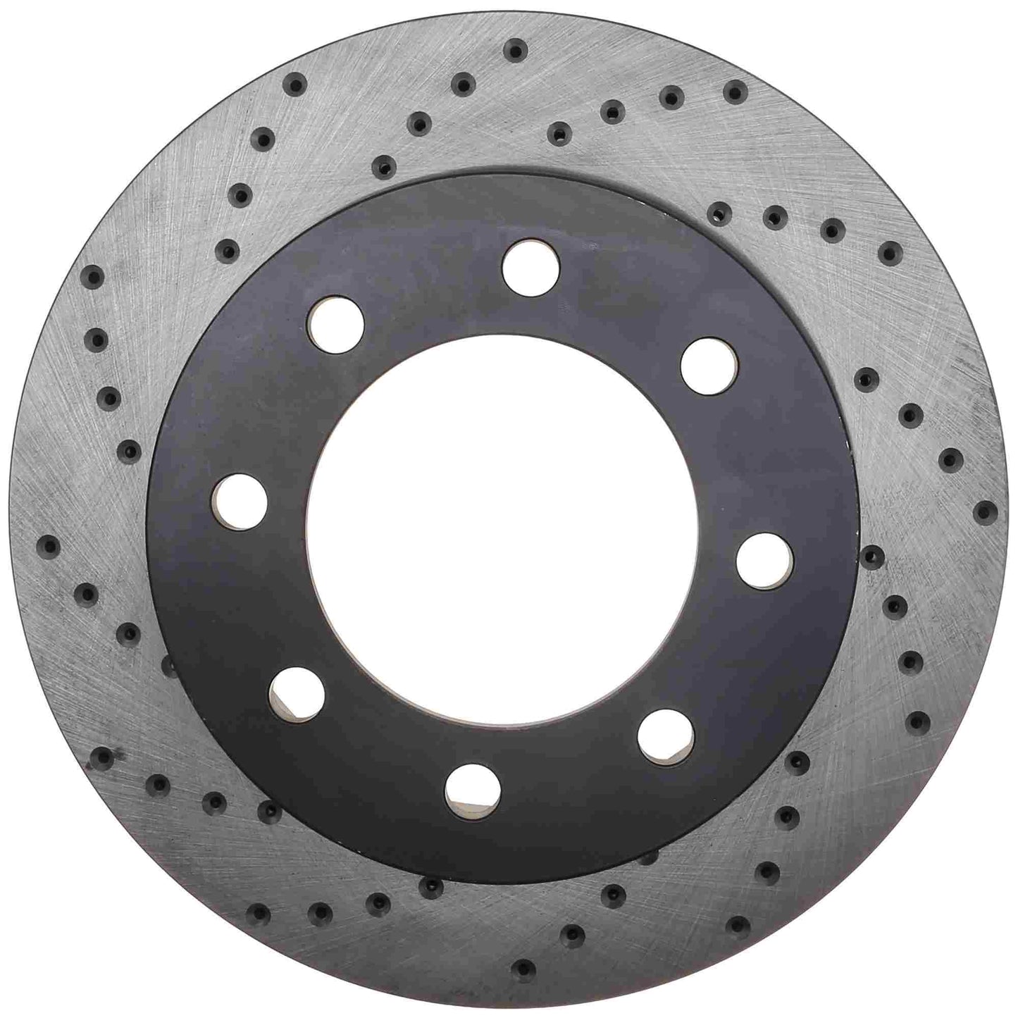 StopTech Sport Cross Drilled Brake Rotor; Front Right