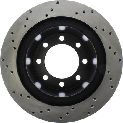 StopTech Sport Cryo Cross Drilled Brake Rotor; Rear Left