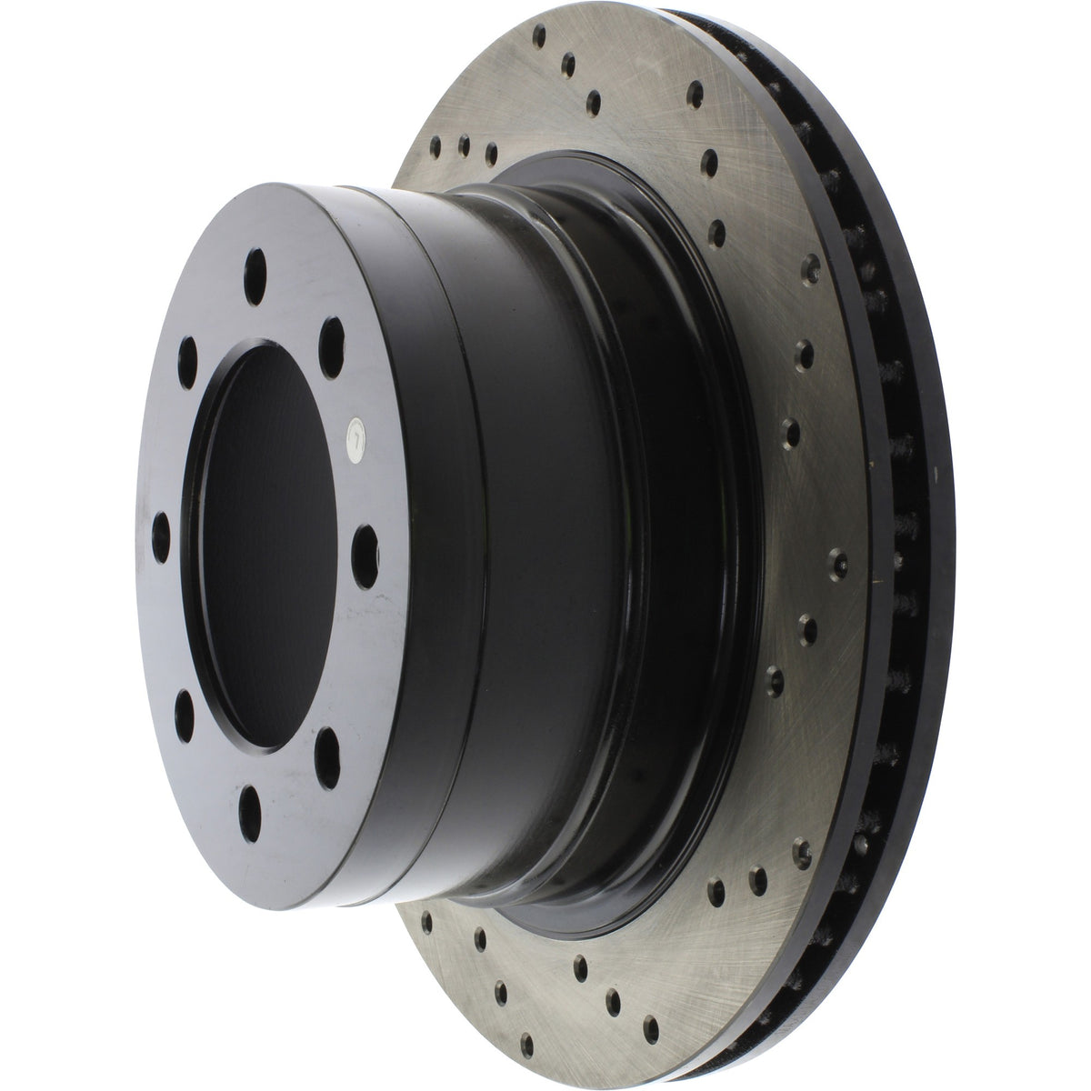 StopTech Sport Cryo Cross Drilled Brake Rotor; Rear Left