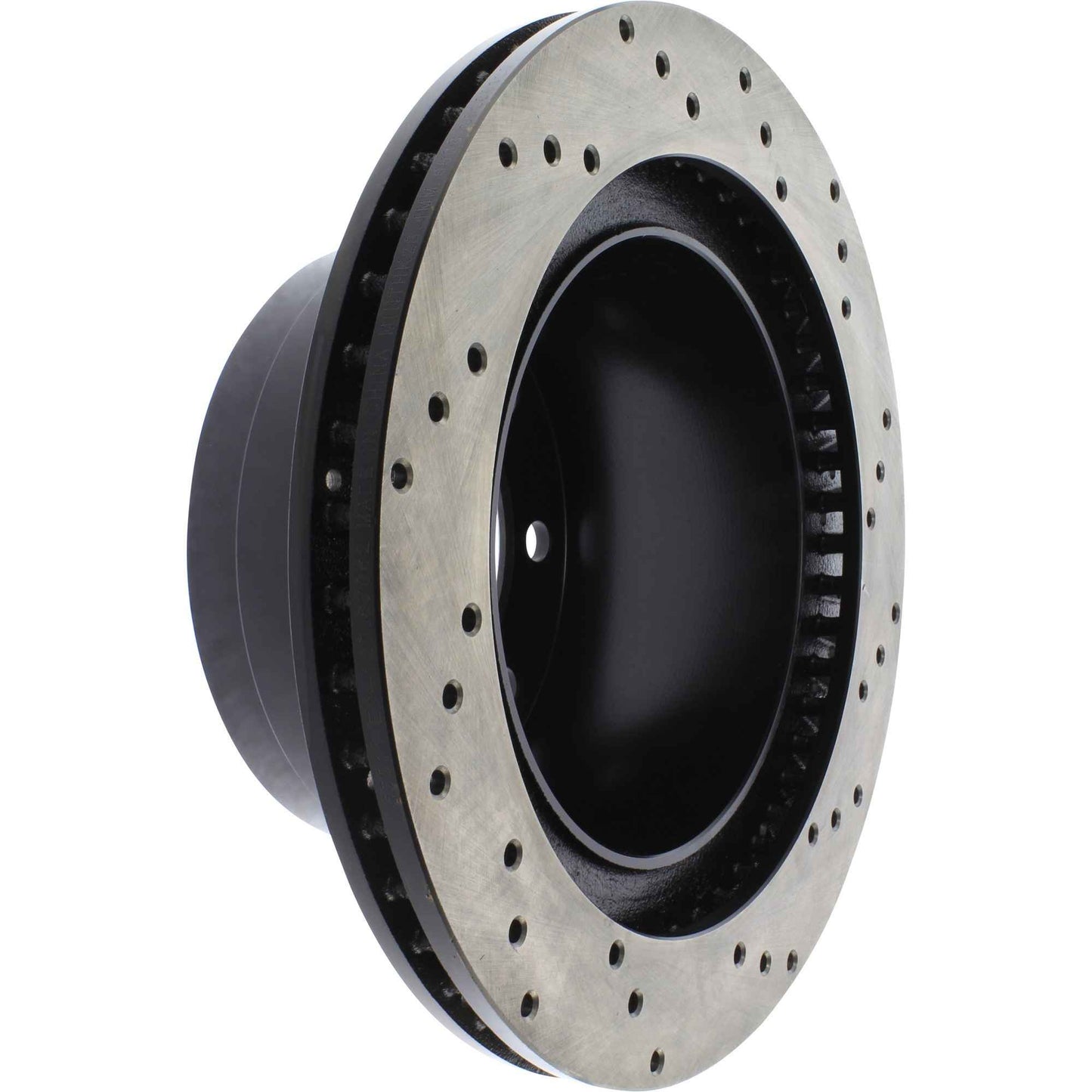 StopTech Sport Cryo Cross Drilled Brake Rotor; Rear Right