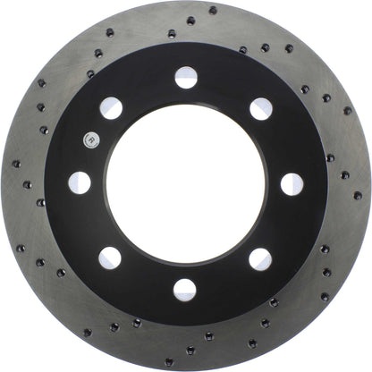 StopTech  Sport Cross Drilled Brake Rotor; Rear Right