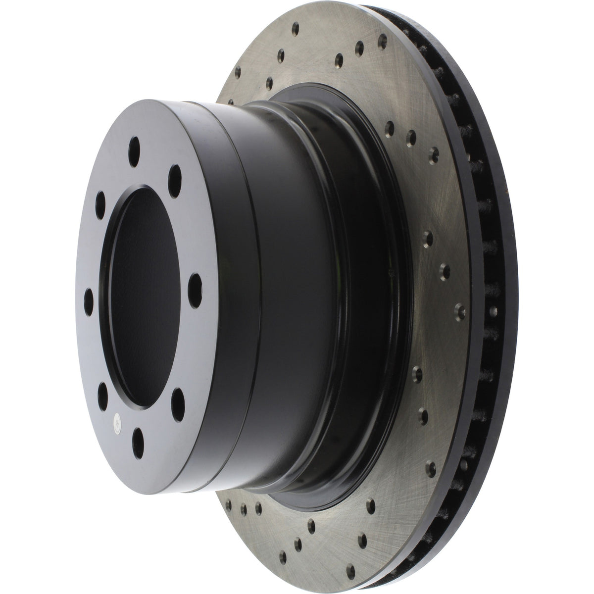 StopTech  Sport Cross Drilled Brake Rotor; Rear Right
