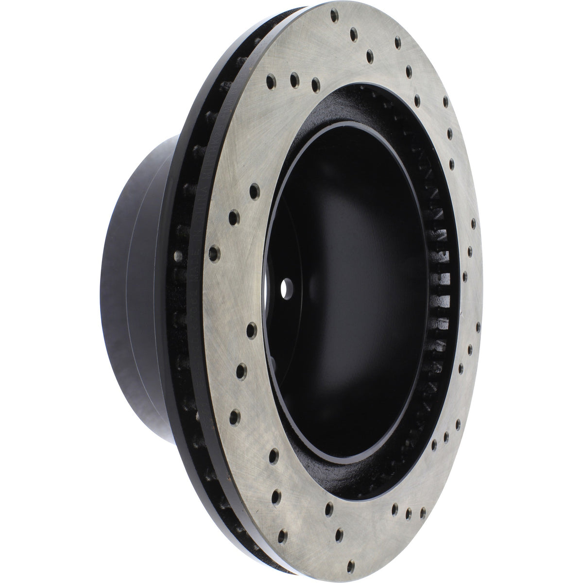 StopTech  Sport Cross Drilled Brake Rotor; Rear Right