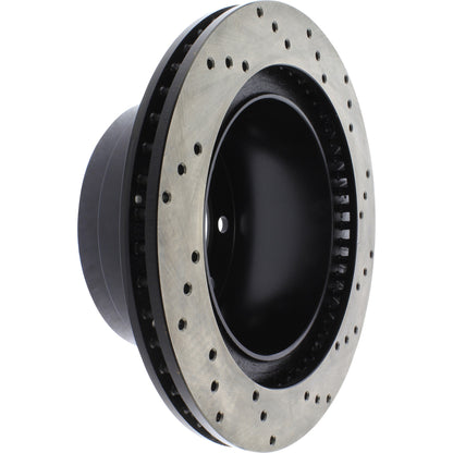 StopTech  Sport Cross Drilled Brake Rotor; Rear Right