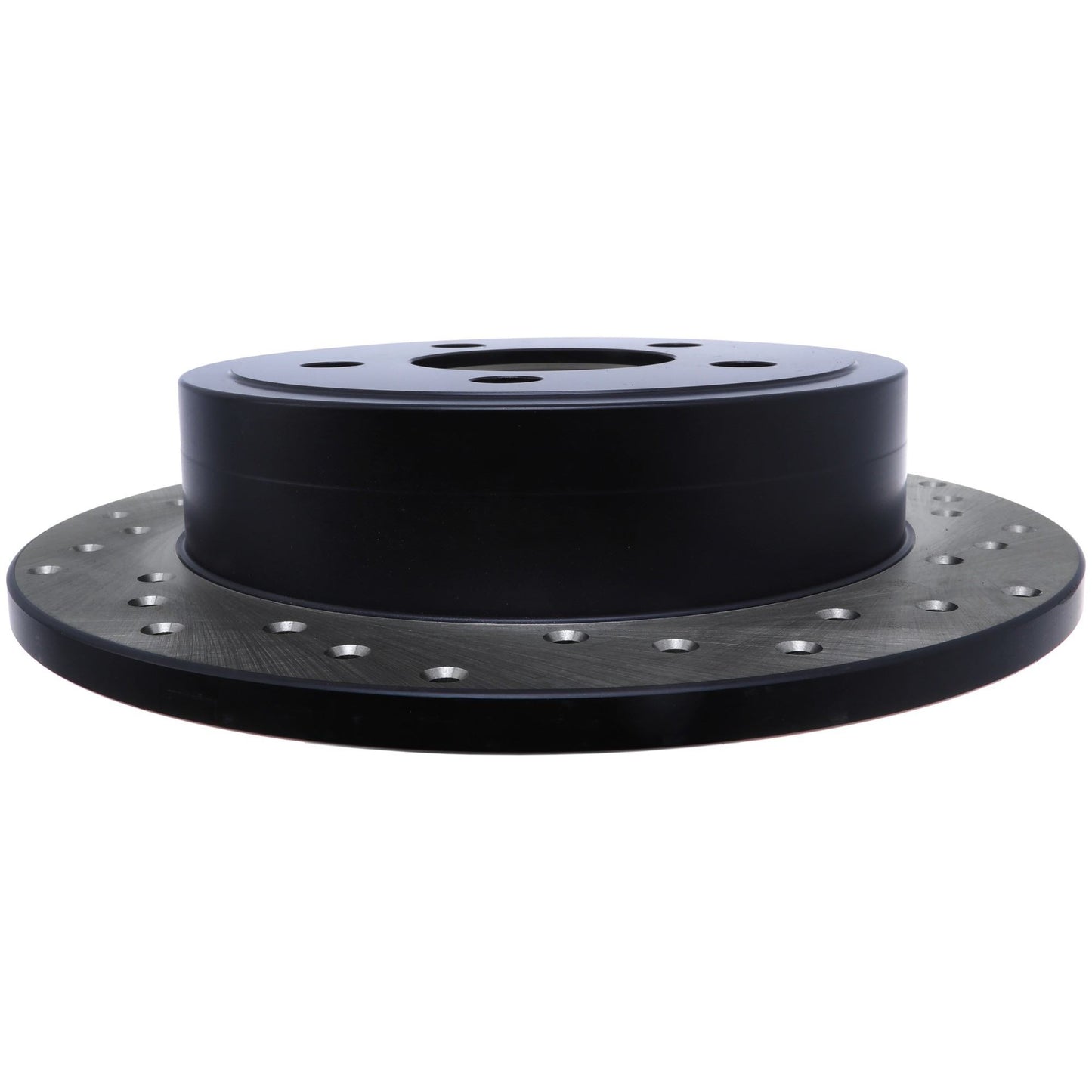 StopTech Sport Cross Drilled Brake Rotor; Rear Left