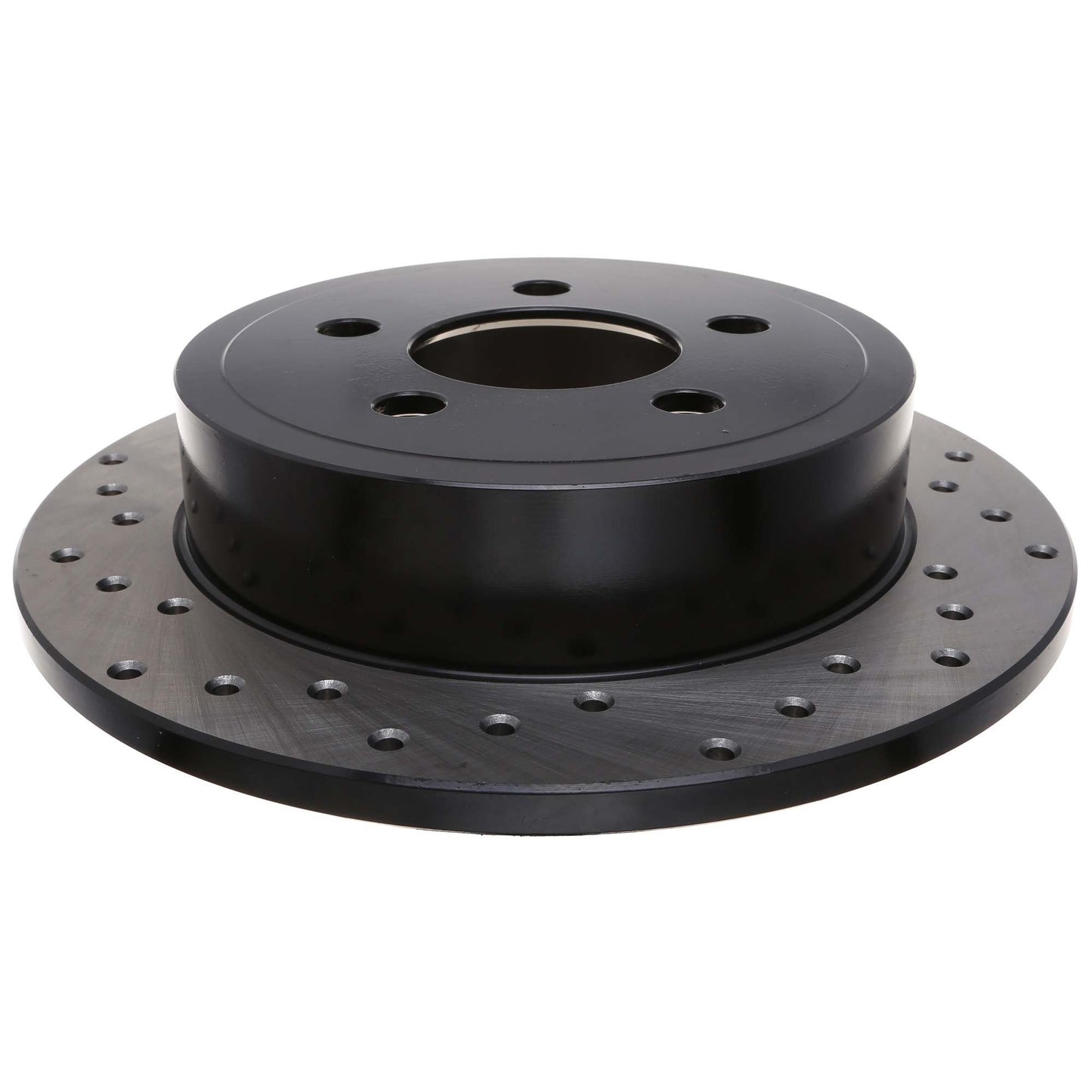 StopTech Sport Cross Drilled Brake Rotor; Rear Right