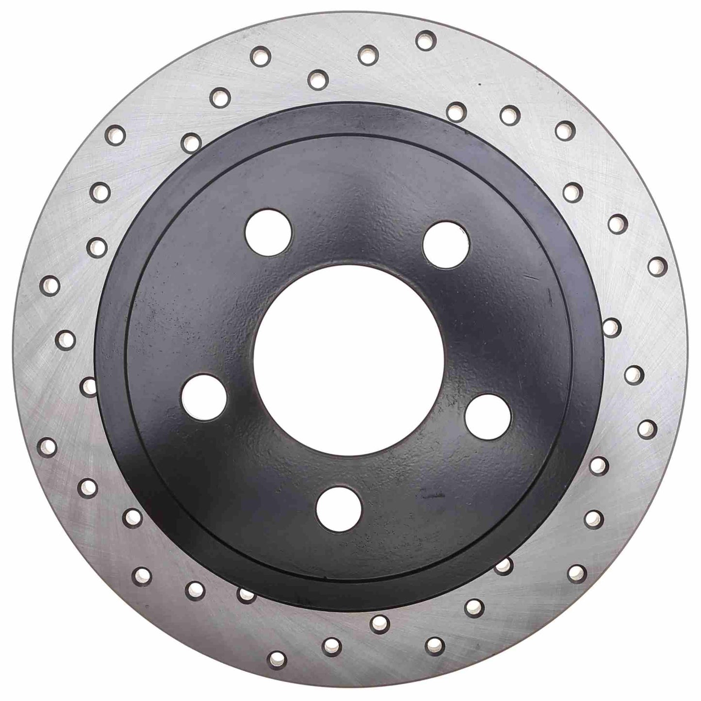 StopTech Sport Cross Drilled Brake Rotor; Rear Right