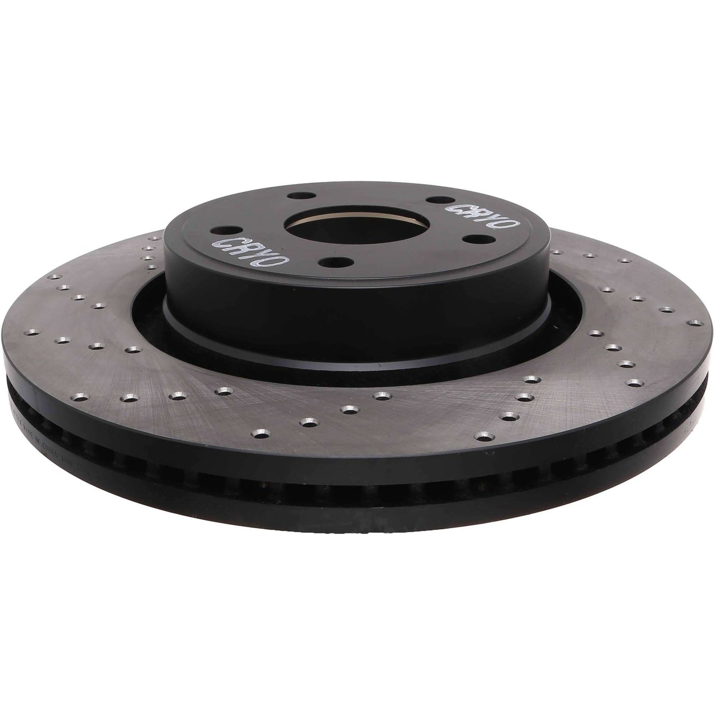 StopTech Sport Cryo Cross Drilled Brake Rotor; Front Right