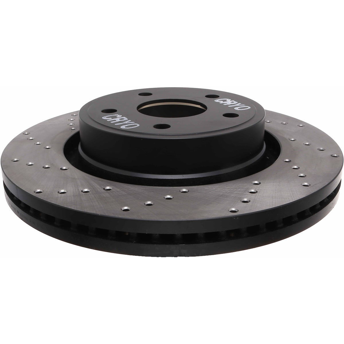StopTech Sport Cryo Cross Drilled Brake Rotor; Front Right