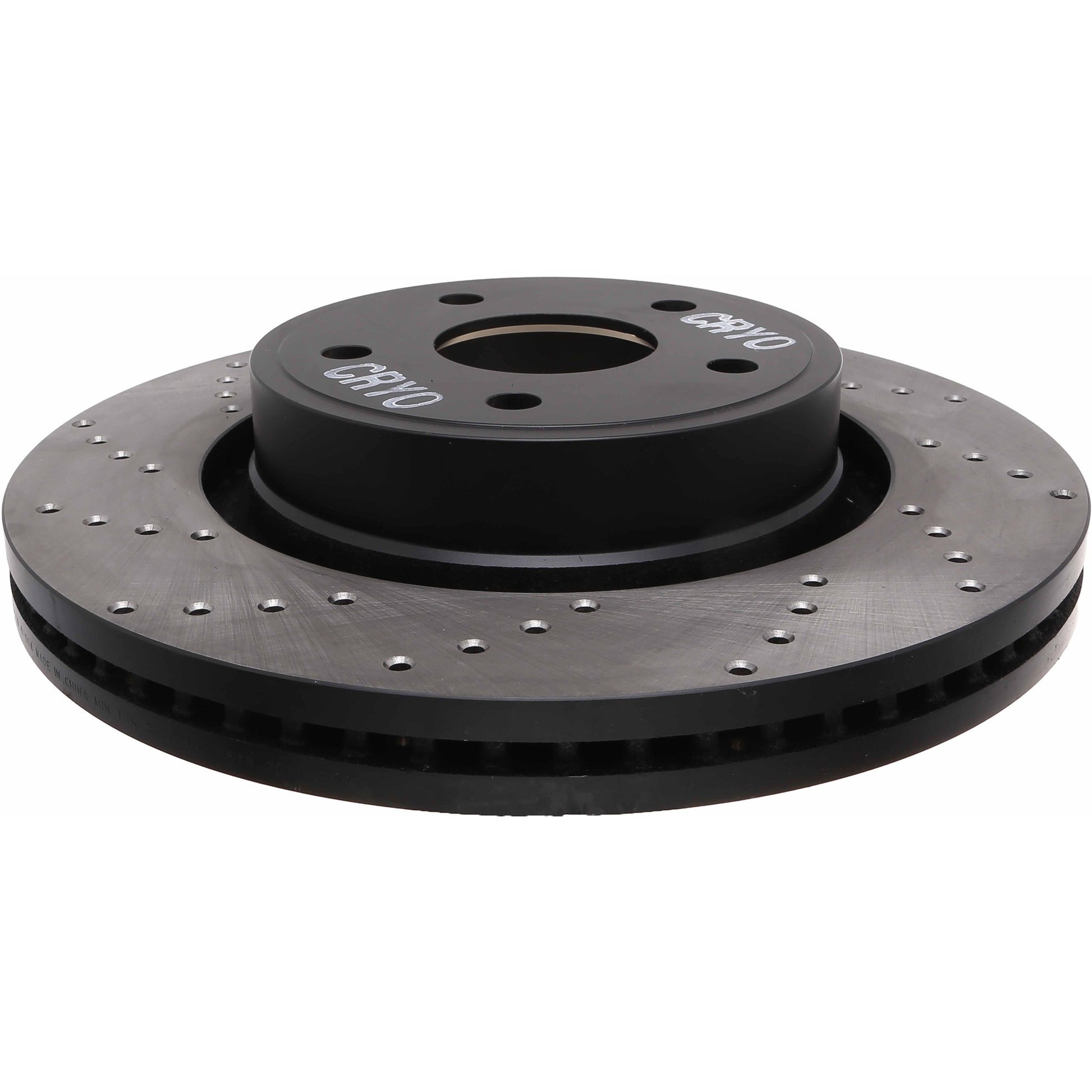 StopTech Sport Cryo Cross Drilled Brake Rotor; Front Right