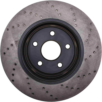 StopTech Sport Cryo Cross Drilled Brake Rotor; Front Right