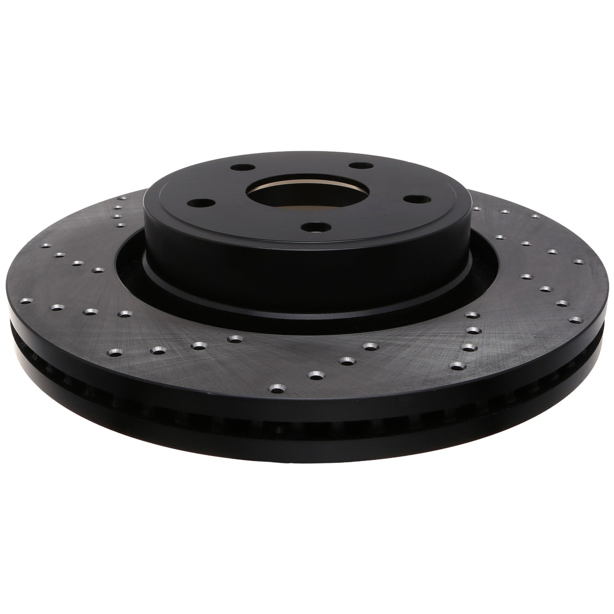 StopTech Sport Cross Drilled Brake Rotor; Front Right