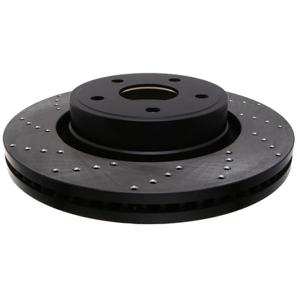 StopTech Sport Cross Drilled Brake Rotor; Front Right