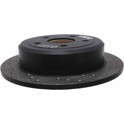 StopTech Sport Cryo Cross Drilled Brake Rotor; Rear Left