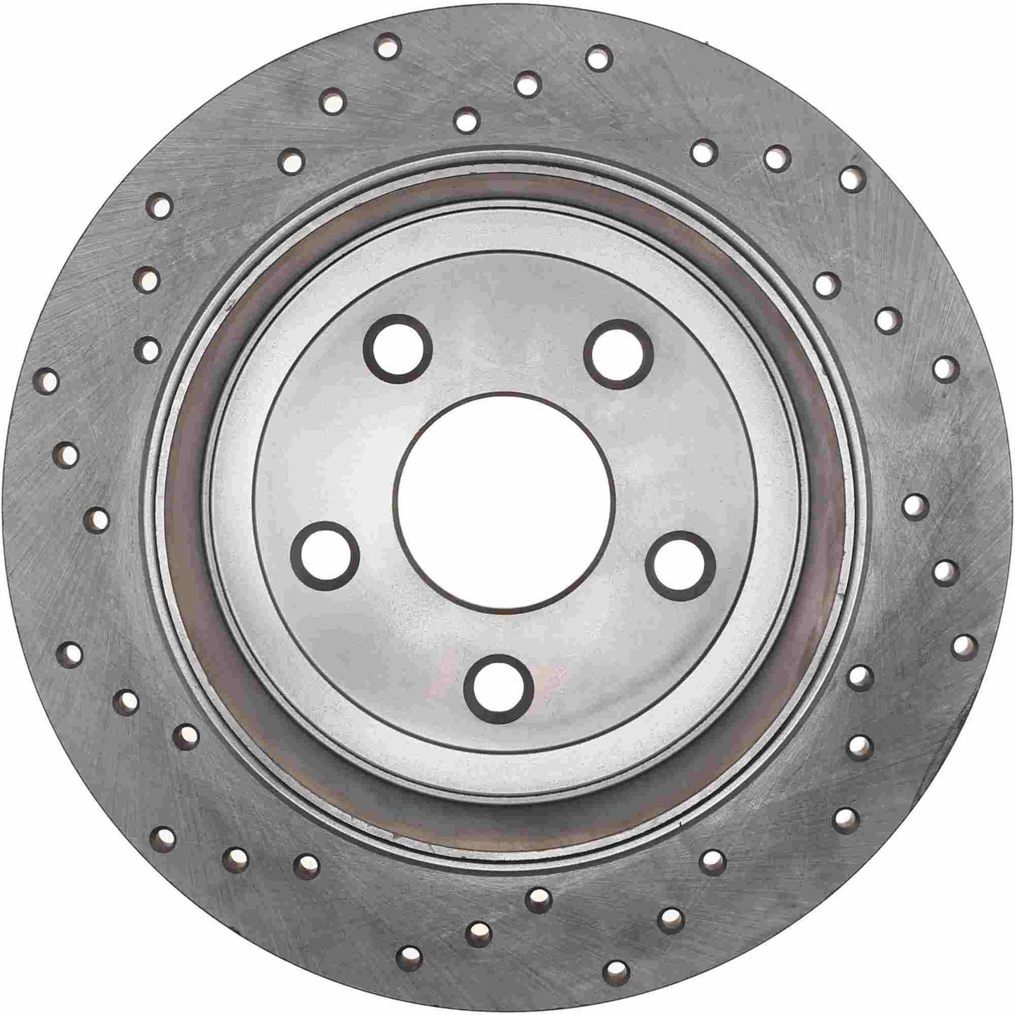 StopTech Sport Cryo Cross Drilled Brake Rotor; Rear Left