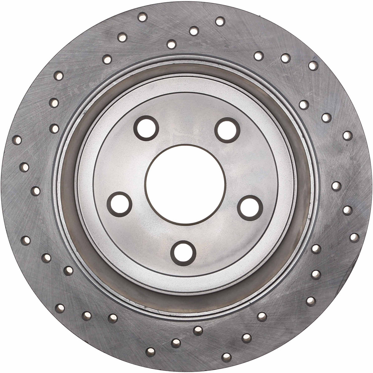 StopTech Sport Cryo Cross Drilled Brake Rotor; Rear Left