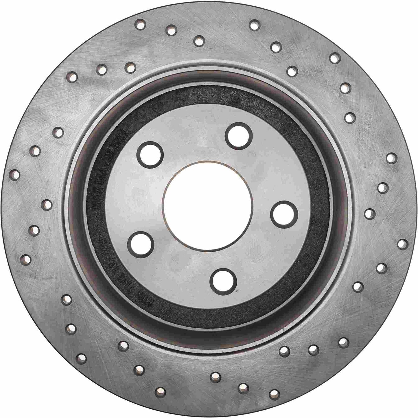 StopTech Sport Cryo Cross Drilled Brake Rotor; Rear Right