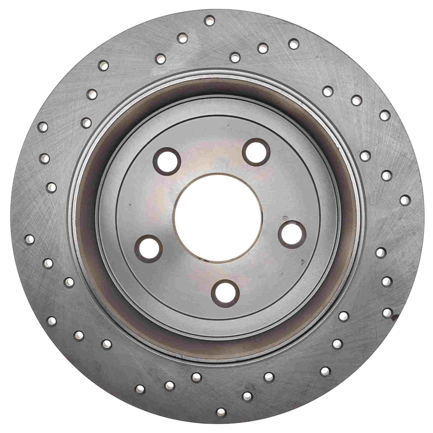 StopTech Sport Cross Drilled Brake Rotor; Rear Left