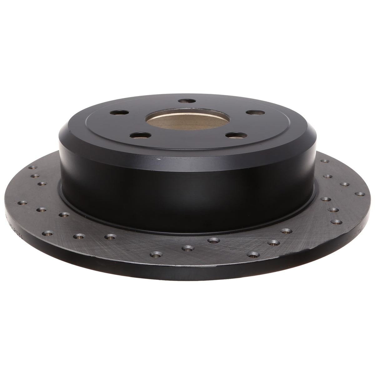 StopTech Sport Cross Drilled Brake Rotor; Rear Right