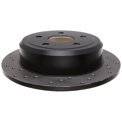 StopTech Sport Cross Drilled Brake Rotor; Rear Right