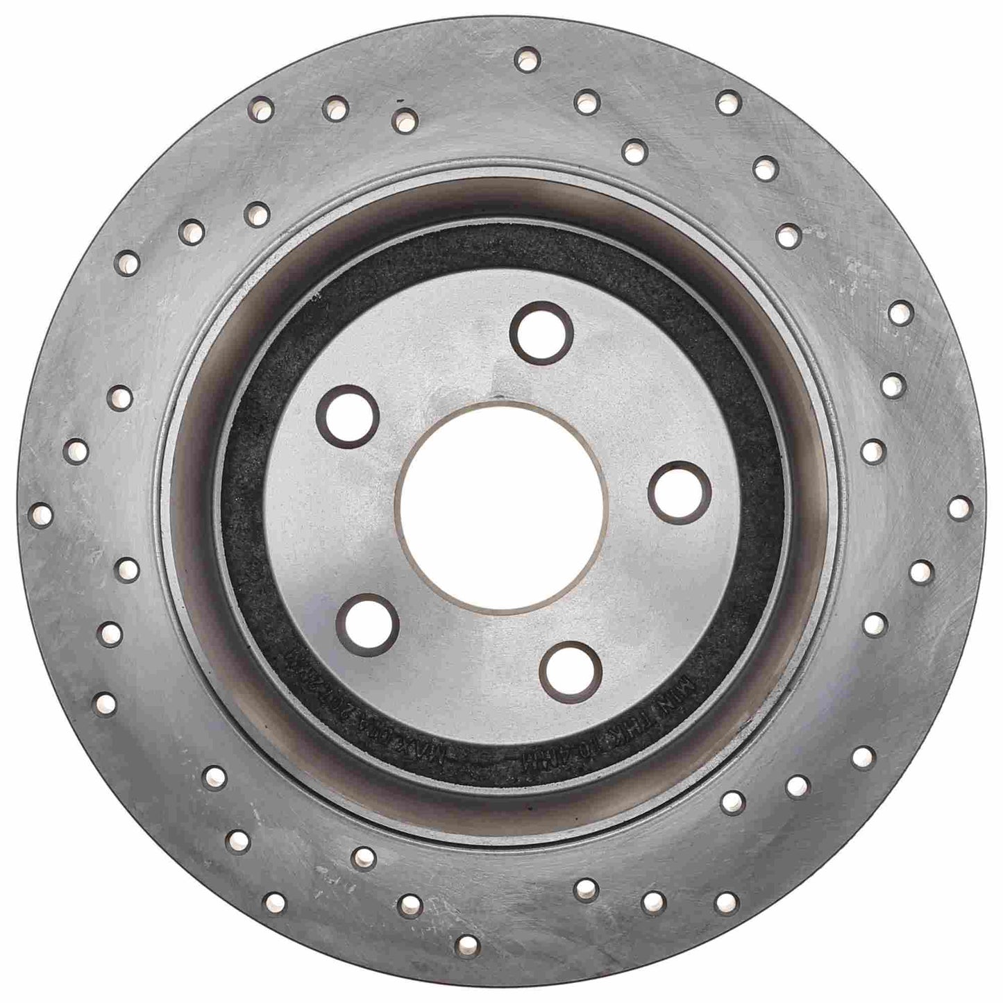 StopTech Sport Cross Drilled Brake Rotor; Rear Right