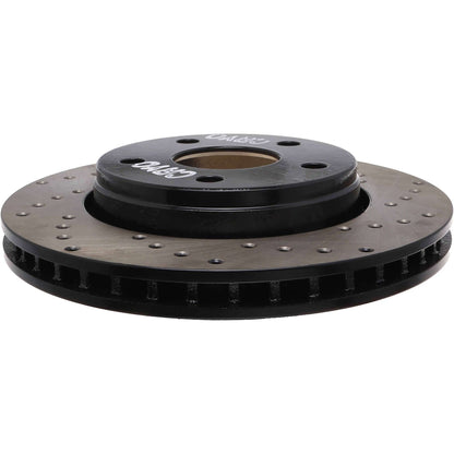 StopTech Sport Cryo Cross Drilled Brake Rotor; Front Left